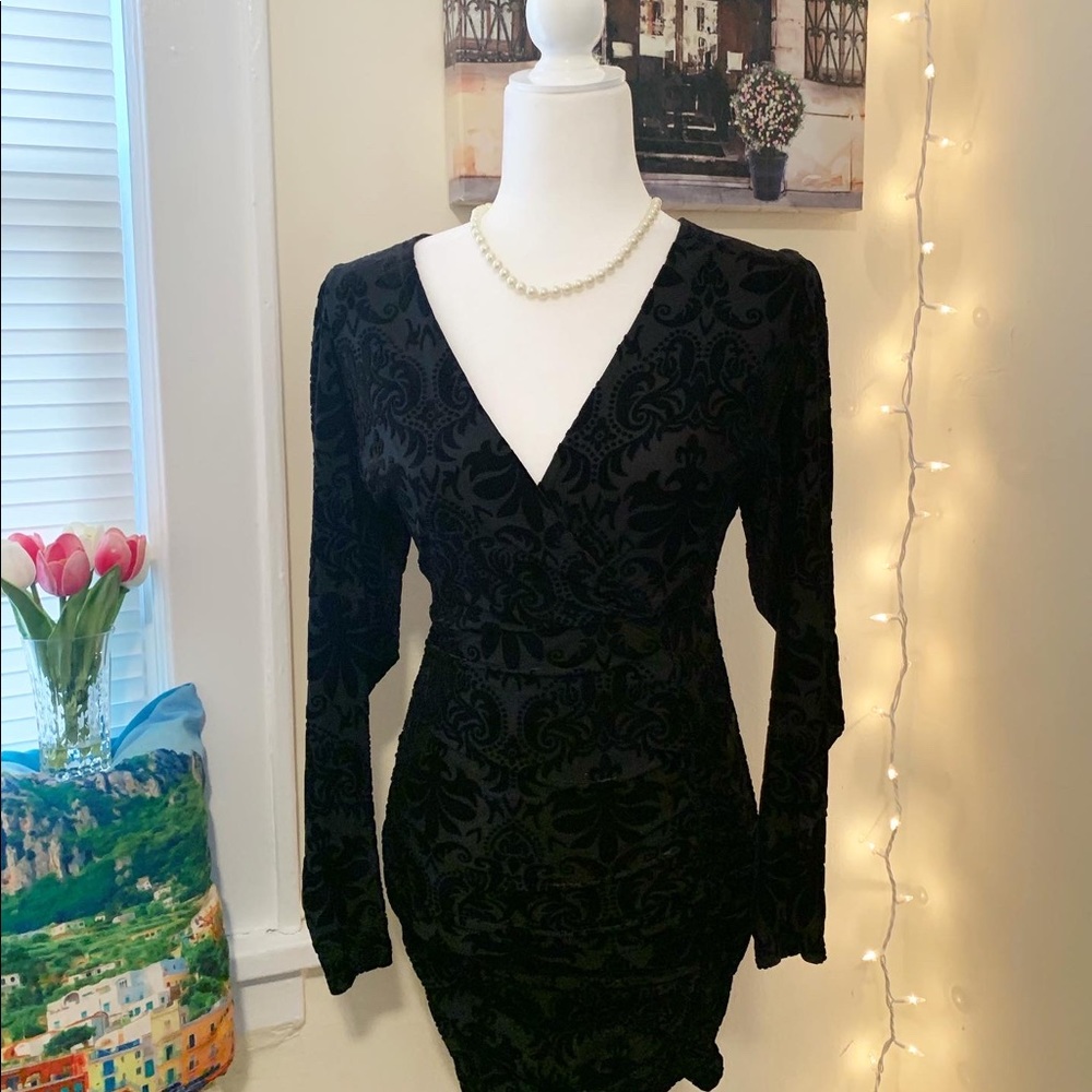 Vintage Little black dress by Reign Drop dress size S